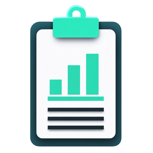 Icon representing powerful financial reporting dashboards.